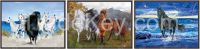 3D Lenticular Flip Picture Of Horses