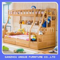 Cheap Wooden Kids Bunk Beds With Stairs And Ladders