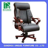 Modern leather armrest adjustable office chair