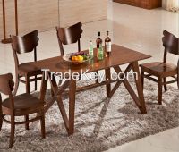 2016 Square OAK Wood Dining Table Factory Direct