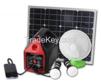 Portable solar power generator with LED lamp by solar energy solar lantern - SOLAR HOME SYSTEM (DW-1230)