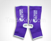 Muay Thai Addict Ankle Supports(Purple with White Border)