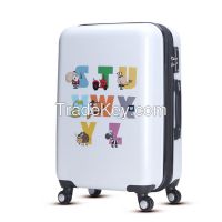 Spinner wheel hardside abs pc suitcase set for traveling