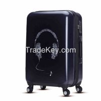 Fashion Cool Music 20 24 28 Inch Abs Pc Trolley Suitcase From China