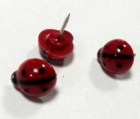 Ladybird Push Pins, Animal Paper Pins, Kawai Push Pins,binding Pins
