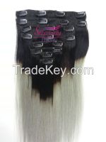 Brazilian Hair Weft Human Hair Remy Hairclip In Hair Extensions