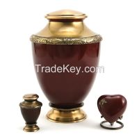 Brass urns