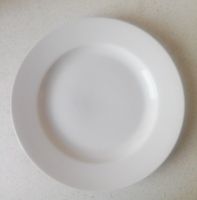 Round dinner plate durable porcelain for home and hotel different size