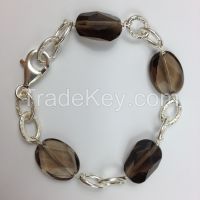 smoky quartz bracelet