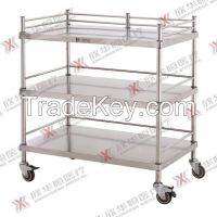 Stainless steel apparatus trolley