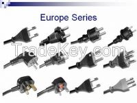 Europe VDE standard salt lamp power cord with dimmer 2.5A/250V