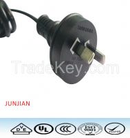 BS approval ac power cord for home appliances