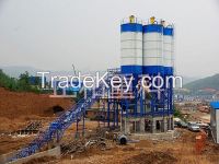 Haoyaun taking concrete HZS120 concrete mixing station