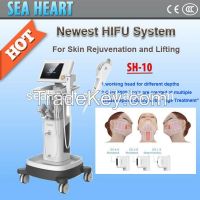 Cheap price CE approved face lift wrinkle removal Hifu machine