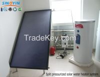 homemade solar water heater, split pressurized solar water heater 150l-500l
