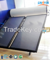 flat panel type thermosiphon solar water heater for sale, family use or commerical use
