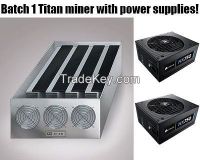 KnC Miner Titan 300 MH s+ Litecoin Scrypt ASIC Mining Hardware BATCH 1 NEW