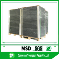 400gsm 450gsm-1200gsm  black chipboard sheet for cardboard box