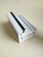 60mm white plastic extrusion upvc profile for window and door