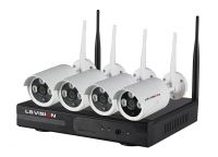 LS VISION 4ch CCTV camera home surveillance wireless nvr kit