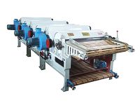 Three roller GM400 textile waste recycling machine