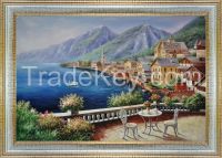 Handpainted oil painting-Mediterranean