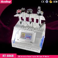 5 in 1 40K Ultrasonic Cavitation Vacuum RF Tripolar RF Skin Care Slimm