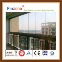 cheap frameless balcony for home decorate