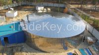 Stainless steel sectional water storage reservoir