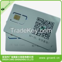 128k Java Blank Gsm Sim Card With Stk Menu Ota