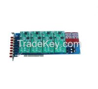 Gsm800e 8 Port Gsm Asterisk Card, Voip Pbx Card With Gsm Modules Pci Card