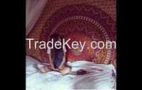 Indian Star Mandala Hippie Tapestry Bedspread Dorm