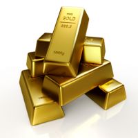 Gold nuggets, Gold bars