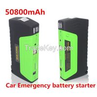 50800mah mini portable multifunction new reach emergency jump starter 12v, rc car starter kit selling with good quality cheap price from china