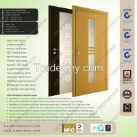 Timber Door with Vision Panel - BS 476 Part 22, UL 10B or UL10C