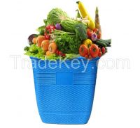 Hot Sale Plastic Laundry Basket Picnic Basket Shopping Basket Made In China