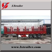 Tri-axle 45T bulk cargo sidewall semi trailer