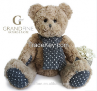 Decoration long plush soft stuffing teddy bear wholesale fashion dolls with EN71 test report and CE mark and Reach docs