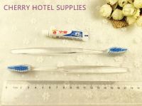 High end nylon silk hotel disposable toothbrush
