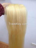 Blonde hair 100% human hair exetension from Vietnam remy hair fast delivery