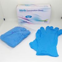 100 PCS Gloves Nitrile Exam Gloves with Textured Fingertips, Latex Free, Powder Free, Disposable Attractive Price Blue Disposable Nitrile Gloves