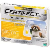 Certificats for pets, ticks and fleas control for Small  Dogs