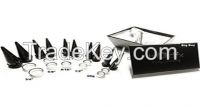 bOdfx "Big Boy" Advanced 20pc Ear Stretching Kit. 00g-3/4". Tapers and double flare tunnels.