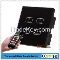 wifi mobile APP remote control light sensor touch switches
