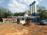 HZS50 lift hopper concrete batching plant with CE ISO certification