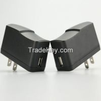 US  plug 5V 1A USB ac power charger with A388 case