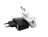 EU  plug 5V 2A USB ac power adapter with A3 case