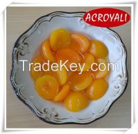 Canned apricot halves in light syrup