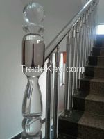 clear and colored acrylic baluster in china