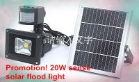 20W sense solar flood light residential